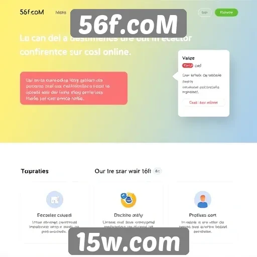 Funcionalidades inovadoras do site 56f.coM